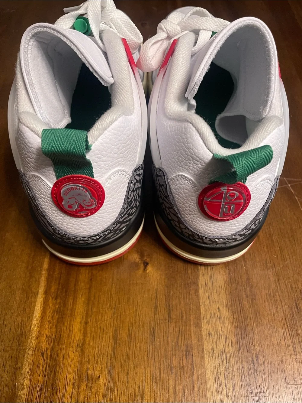 Air Jordan 4 Retro low White/Red/Black Men's Basketball Shoes Spike Lee